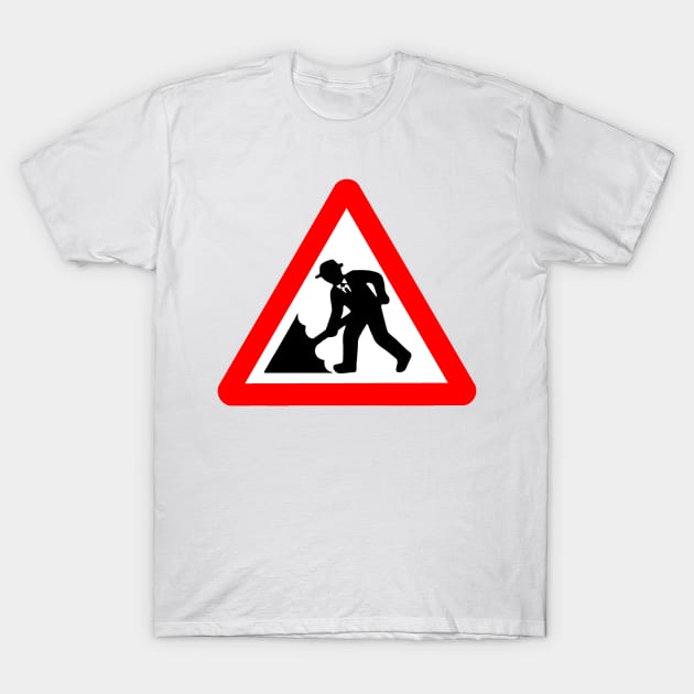 Caution! Men Singin' In The Rain! T-Shirt by Hypnogoria